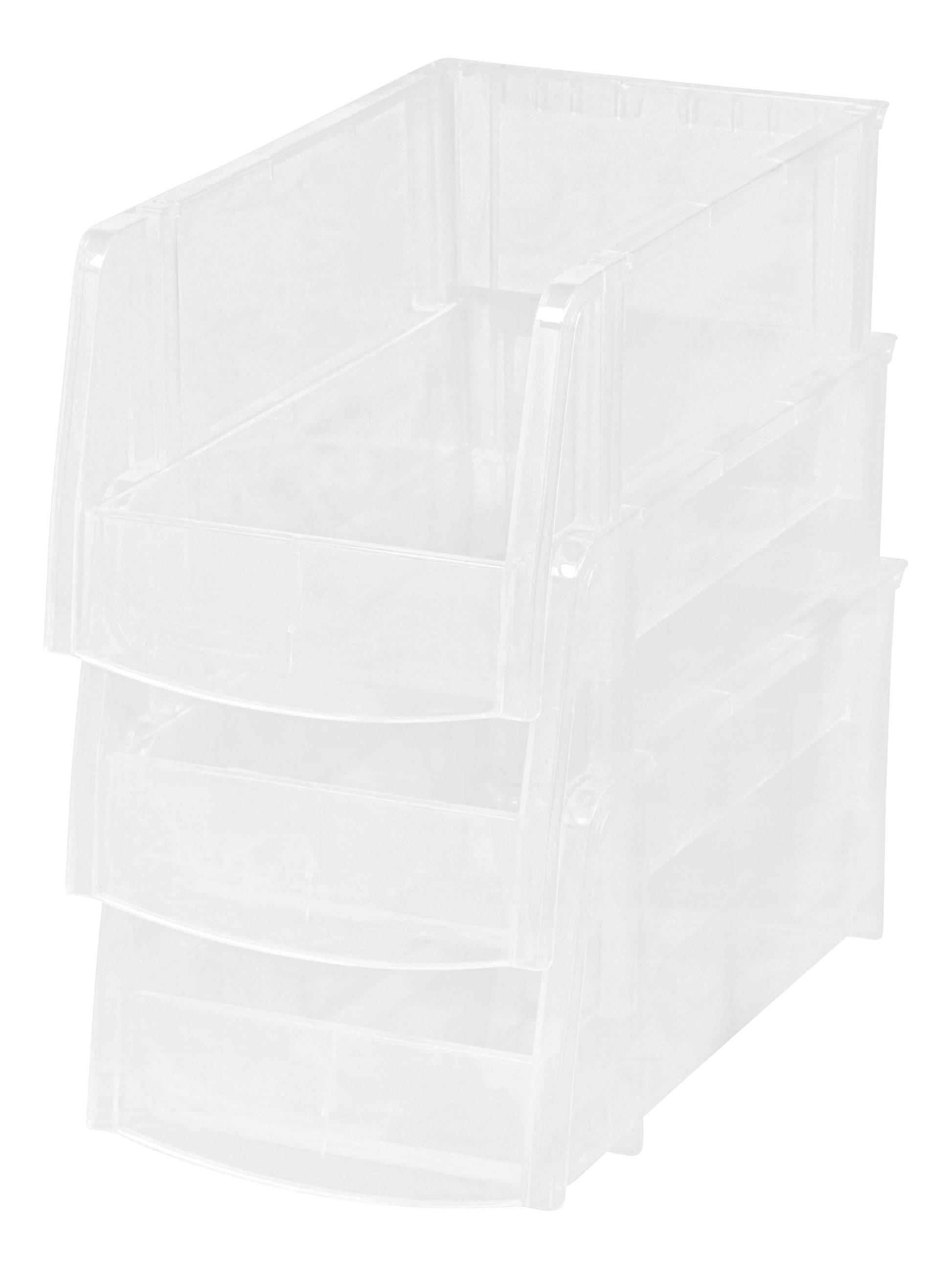 Medium Bin, 8 Pack, Clear - IRIS USA, Inc.