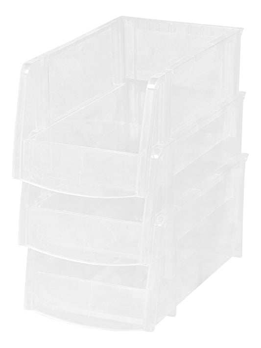 Medium Bin, 8 Pack, Clear - IRIS USA, Inc.