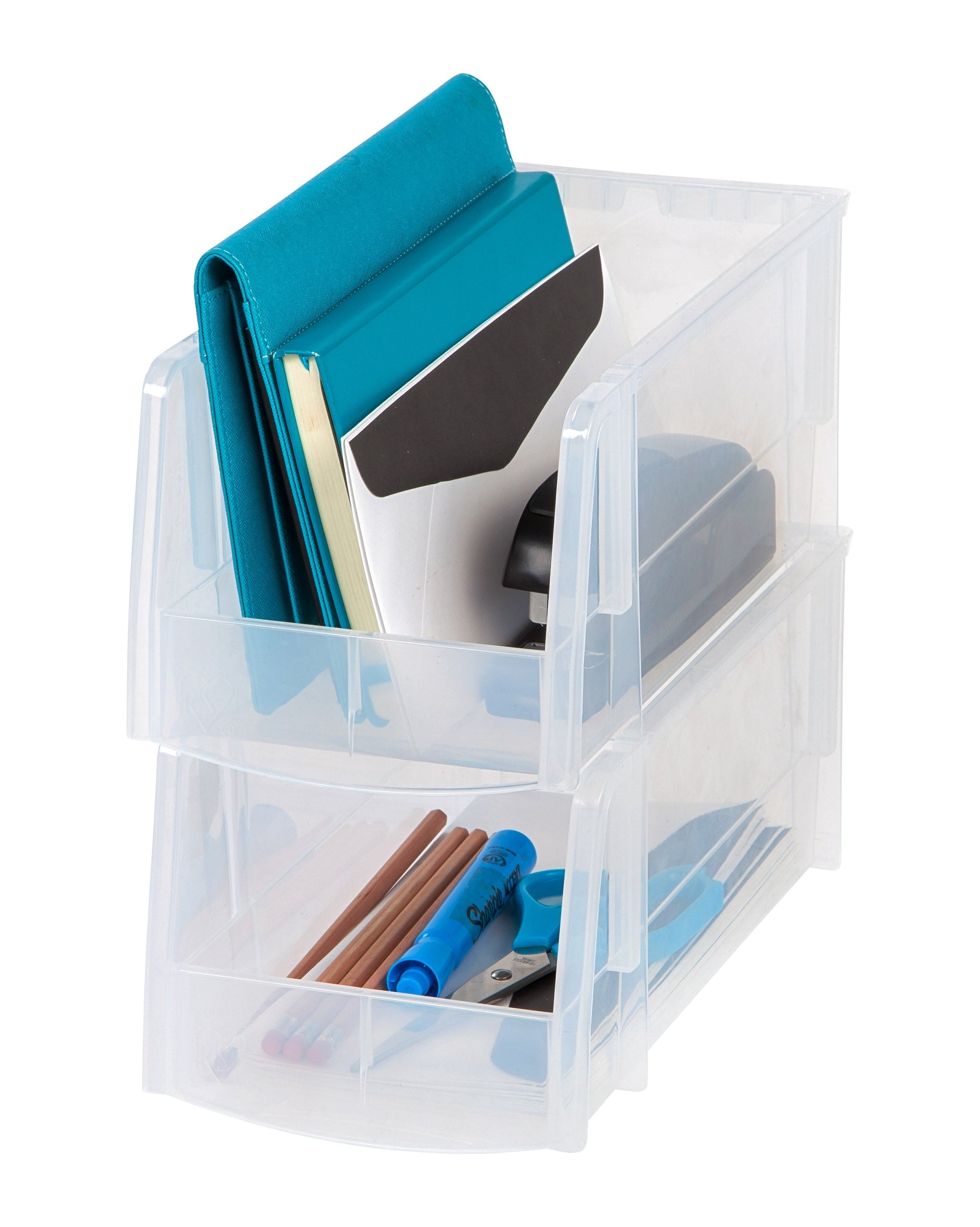 Medium Bin, 8 Pack, Clear - IRIS USA, Inc.