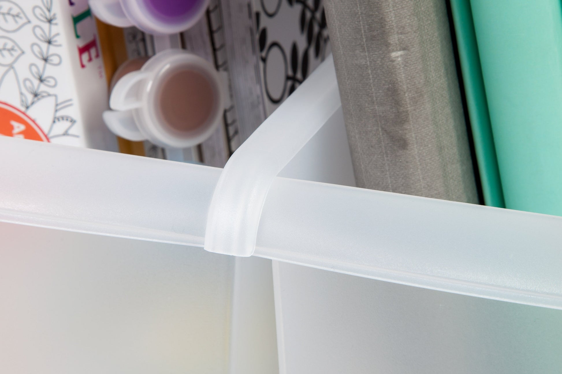 Connecting Book Bin, 8 Pack, Clear - IRIS USA, Inc.