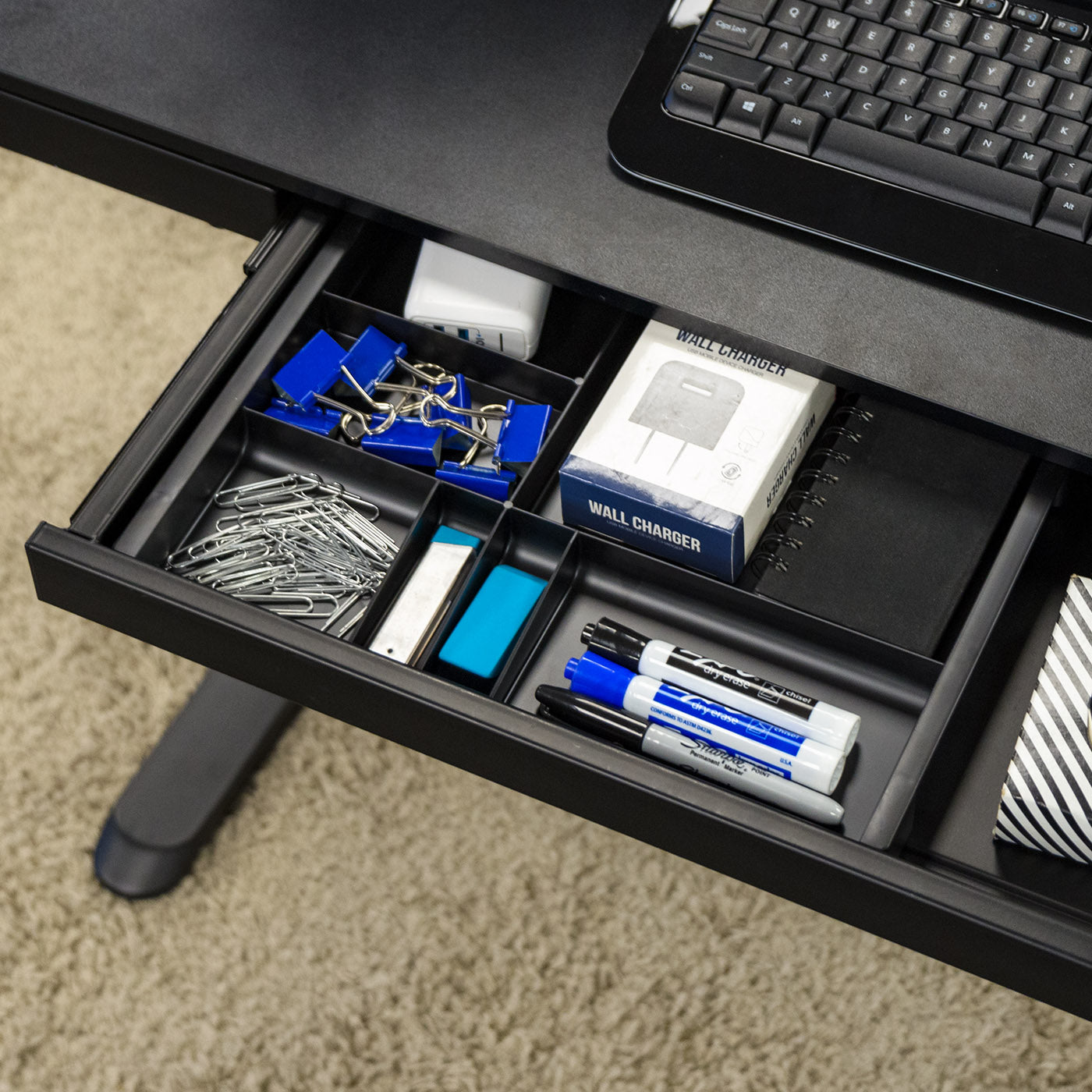 Organizer Tray, 8 Pack, Black - IRIS USA, Inc.