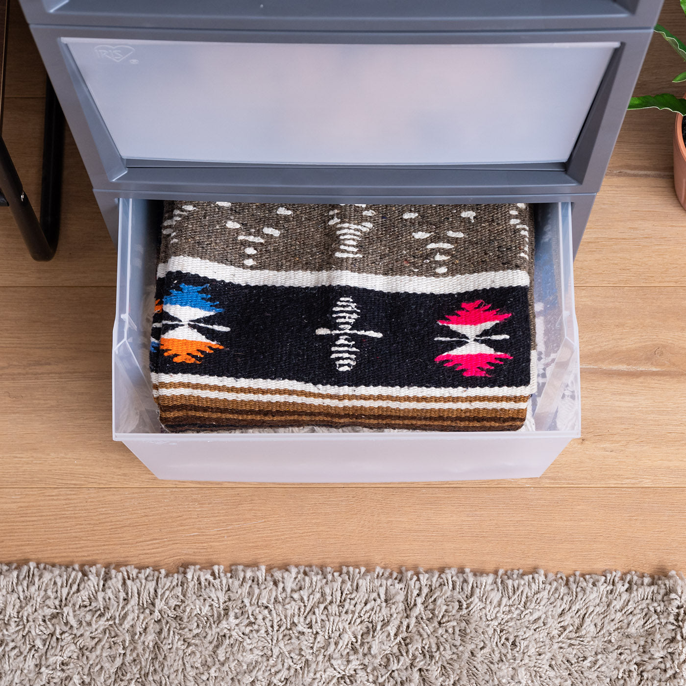 Deep Box Chest Drawer, 4 Pack - IRIS USA, Inc. #color_gray