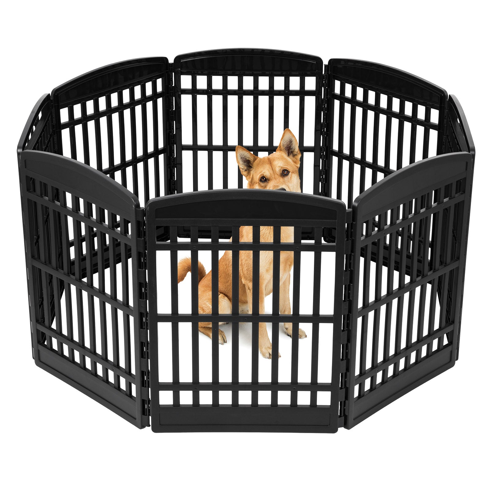 34" Exercise 8-Panel Pet Playpen without door - IRIS USA, Inc.