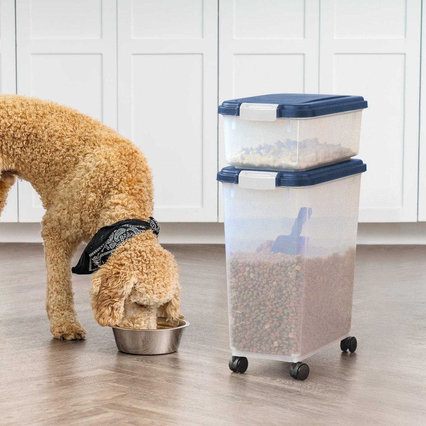 Airtight Pet Food Container, 60Qt Black Lid - IRIS USA, Inc.