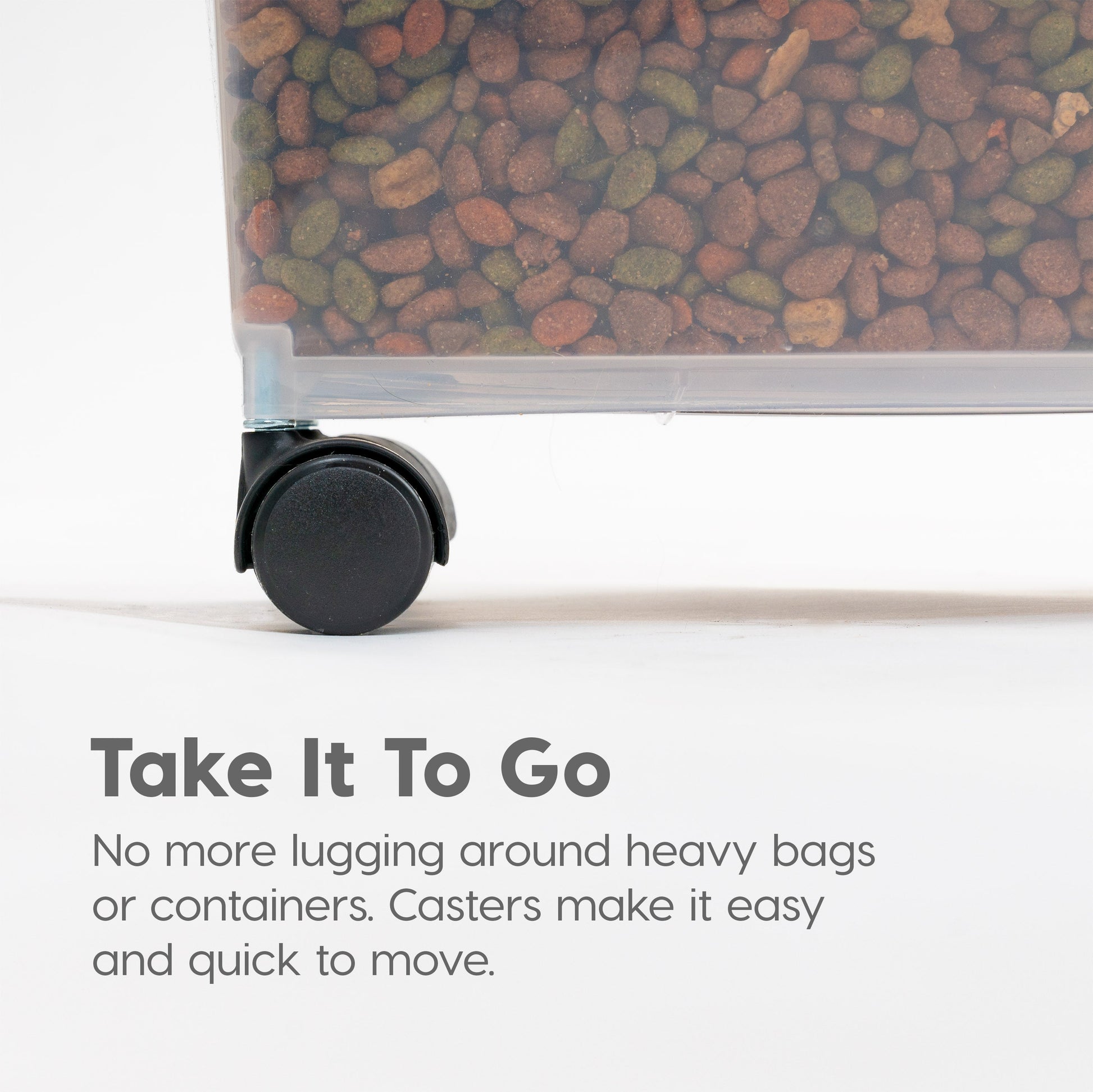 Airtight Pet Food Container, 60Qt Black Lid - IRIS USA, Inc.