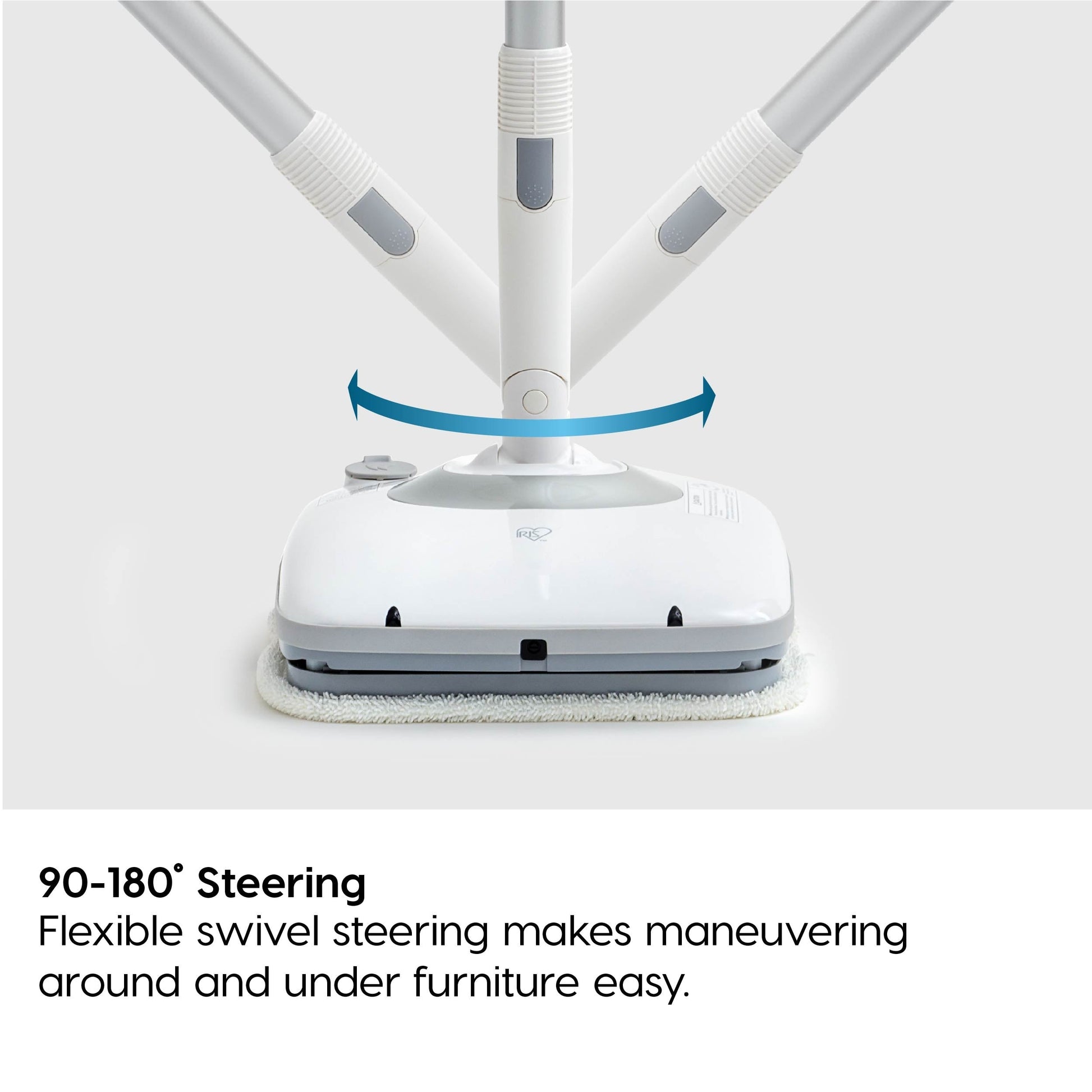 Electric Mop Cordless Vibrating with Water Spray with 8 Cleaning Pads - IRIS USA, Inc.