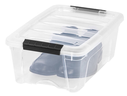 Stack & Pull™ Storage Box - 12 QT, Clear - IRIS USA, Inc.