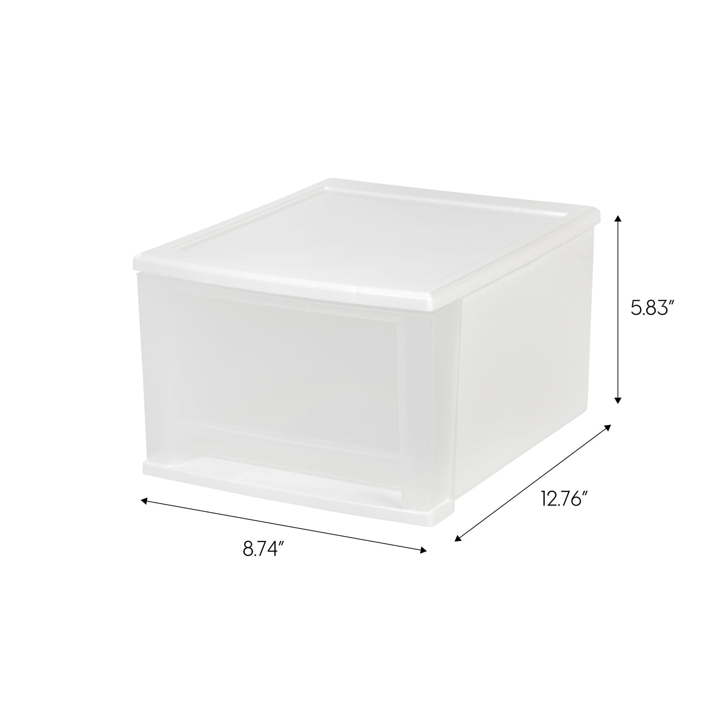 Stacking Storage with Drawer - Nested 4 Pack - 17 QT - IRIS USA, Inc.