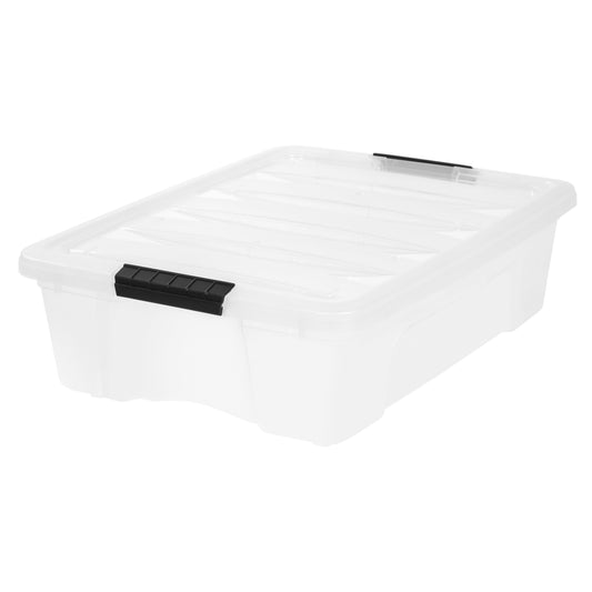 26.9 Quart Stack & Pull Box, 6 Pack, Pearl - IRIS USA, Inc.