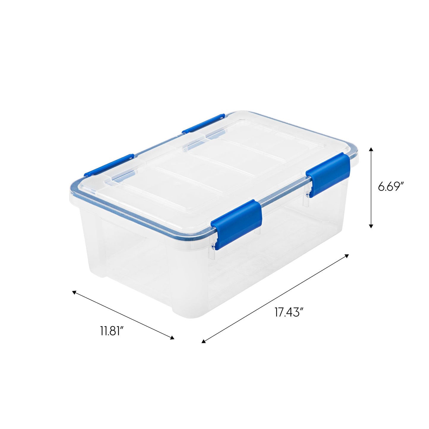 WeatherPro™ Multi-Purpose Storage Box - 16 QT - 3 Pack - IRIS USA, Inc.