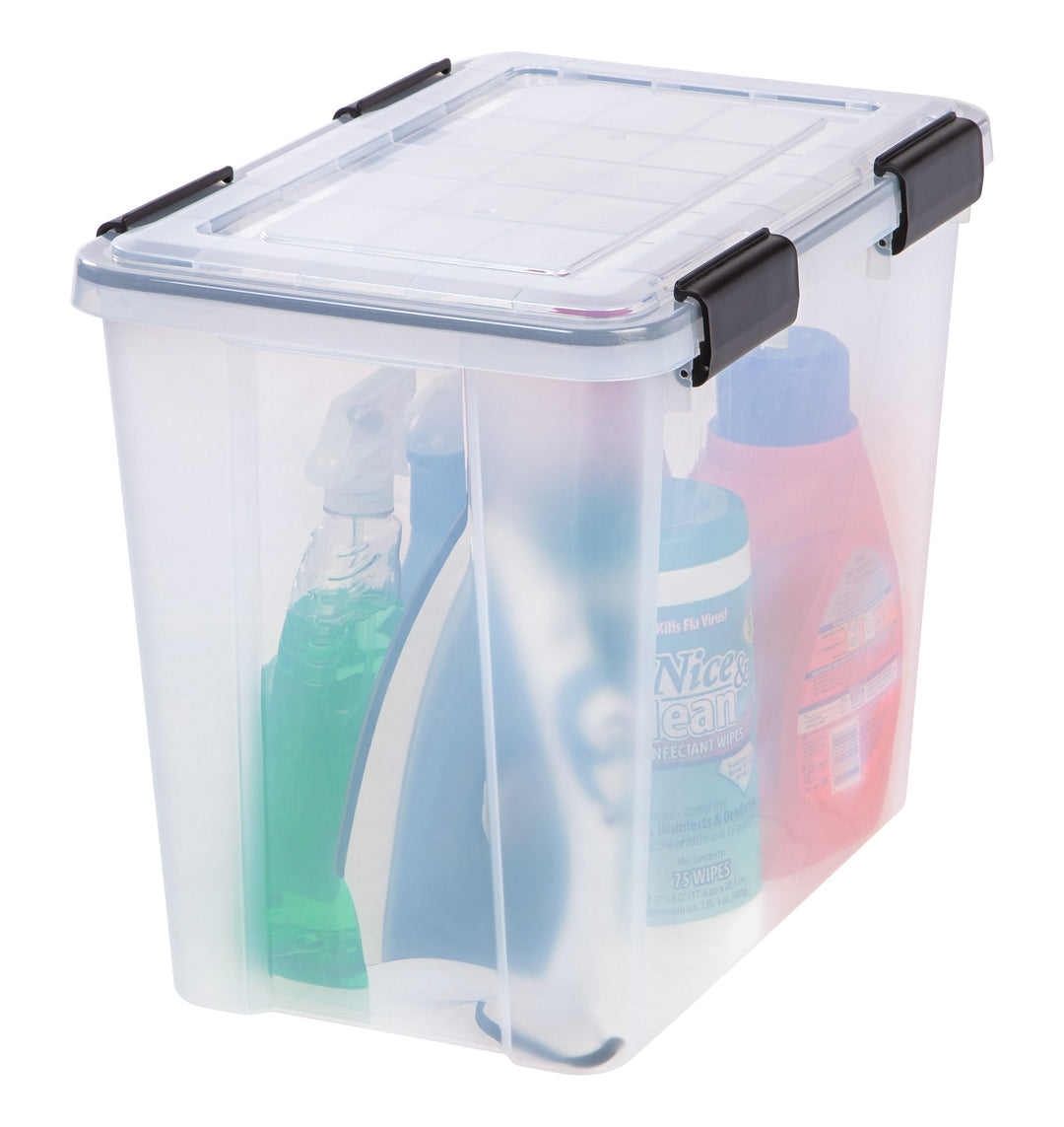 36 Quart WeatherPro™ Storage Box - 4 Pack - Clear - IRIS USA, Inc.