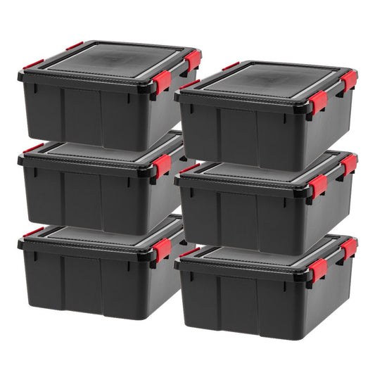 WEATHERTIGHT® Storage Box - 30 Quart - image 1#color_black-swatch