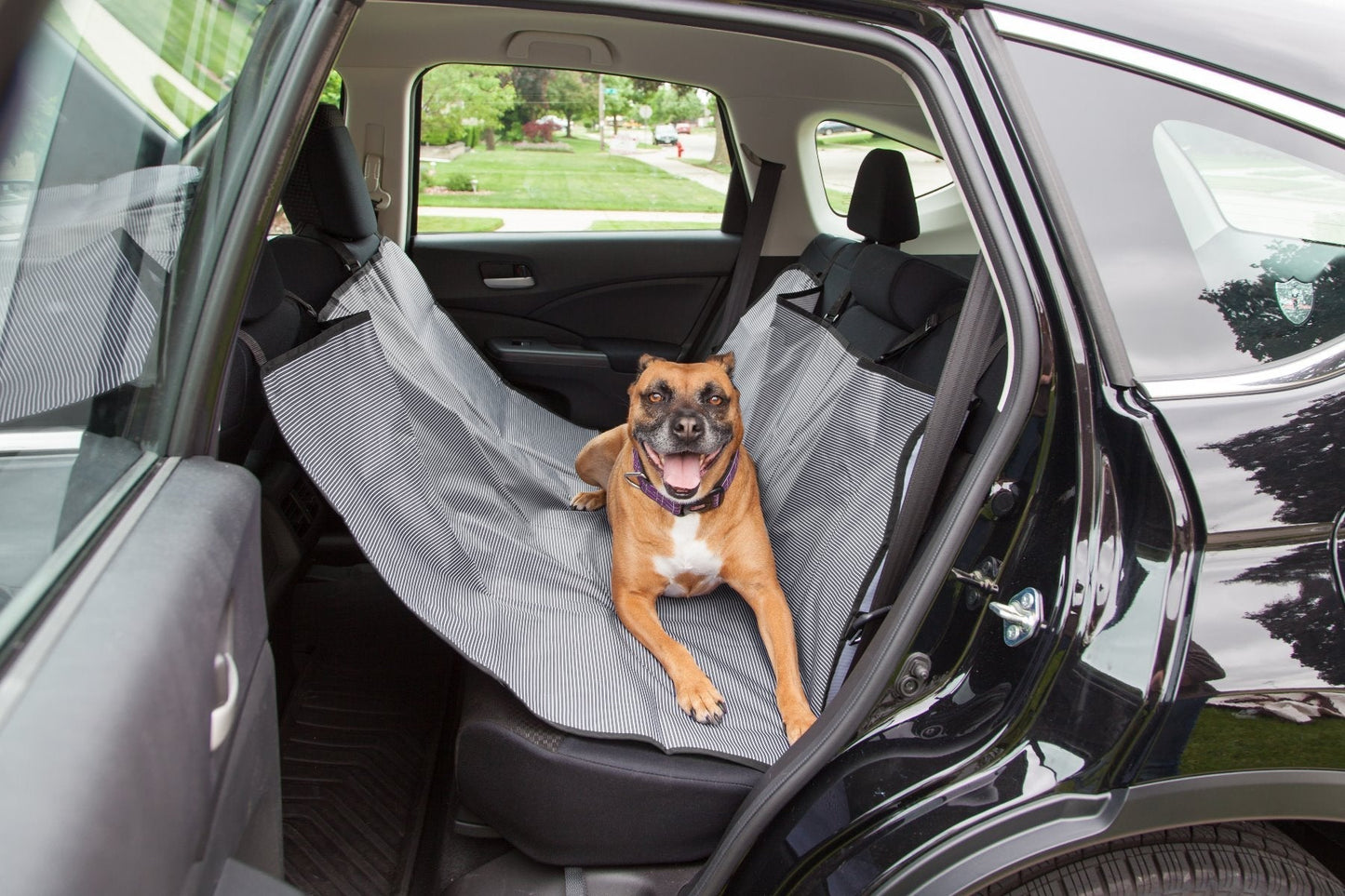 Animal Car Sheet Cover Hammock - image 1#color_gary_striped