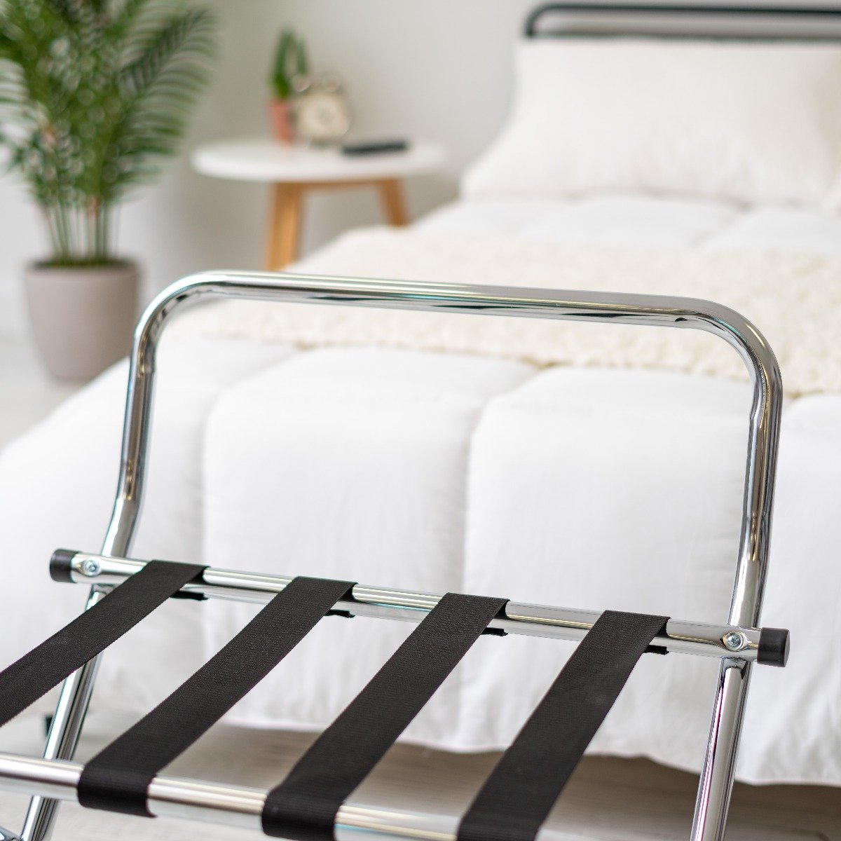 Luggage Rack with Support Bar - IRIS USA, Inc.