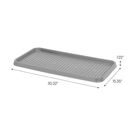 Large Shoe Tray, 2 Pack, Gray - IRIS USA, Inc.