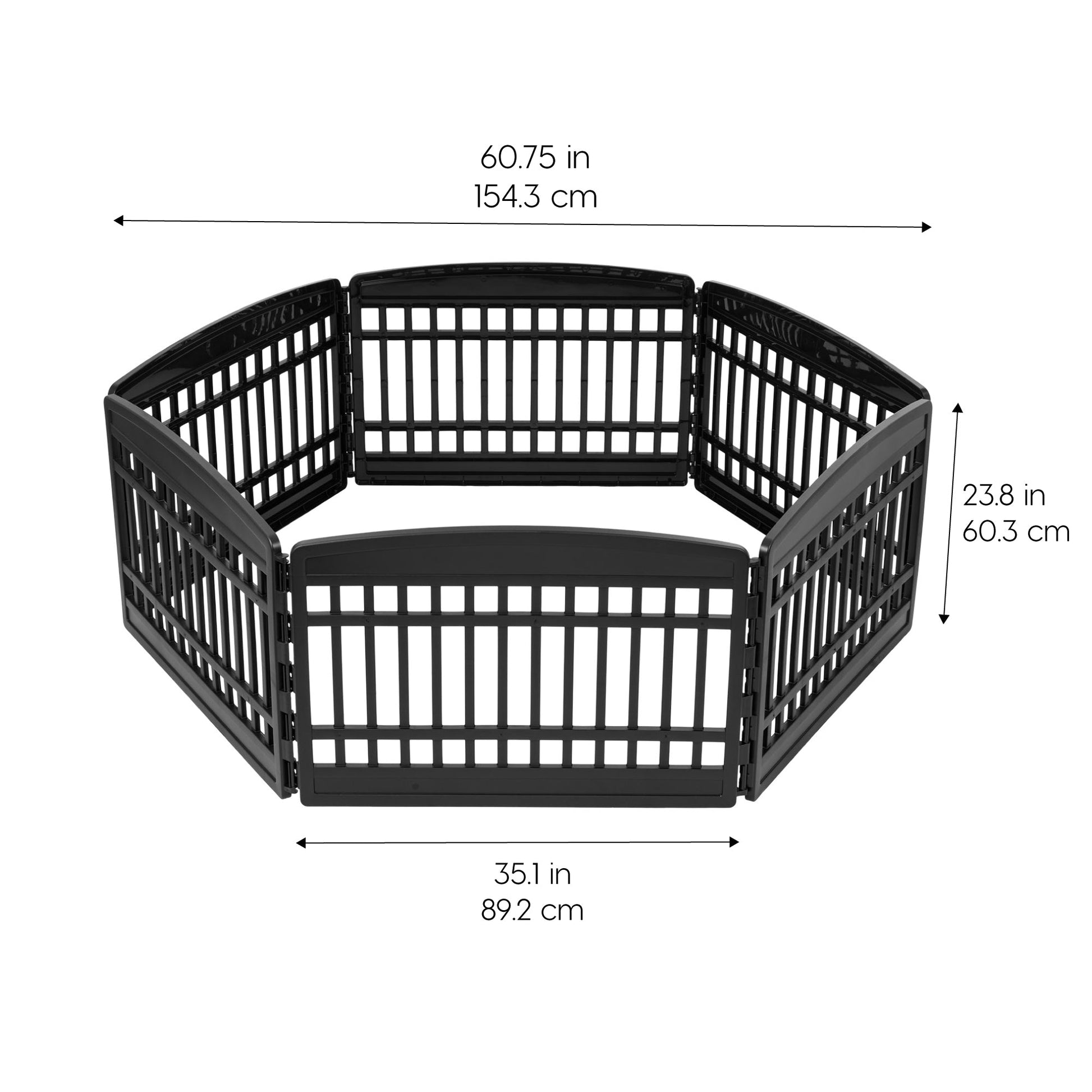 24" Exercise 6-Panel Pet Playpen without door - IRIS USA, Inc.