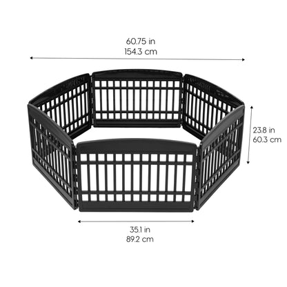 24" Exercise 6-Panel Pet Playpen without door - IRIS USA, Inc.