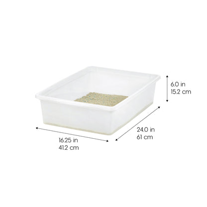 Large Open Top Cat Litter Tray - IRIS USA, Inc.