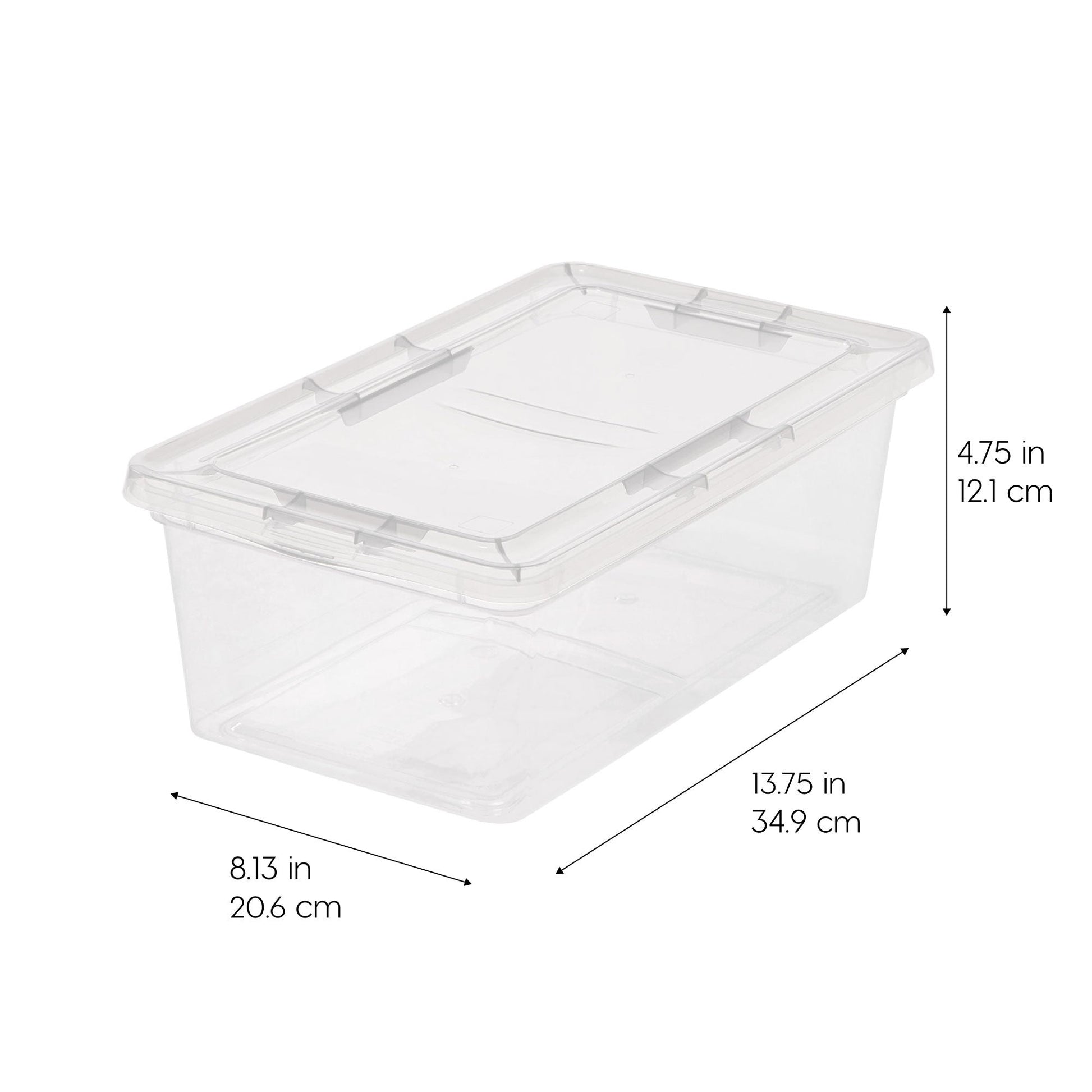 Clear Storage Box - 6.7 QT 12PC - IRIS USA, Inc.