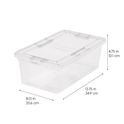 Clear Storage Box - 6.7 QT 12PC - IRIS USA, Inc.