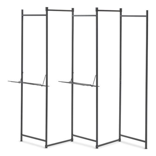 5 Panels Collapsible Clothing Rack - IRIS USA, Inc.