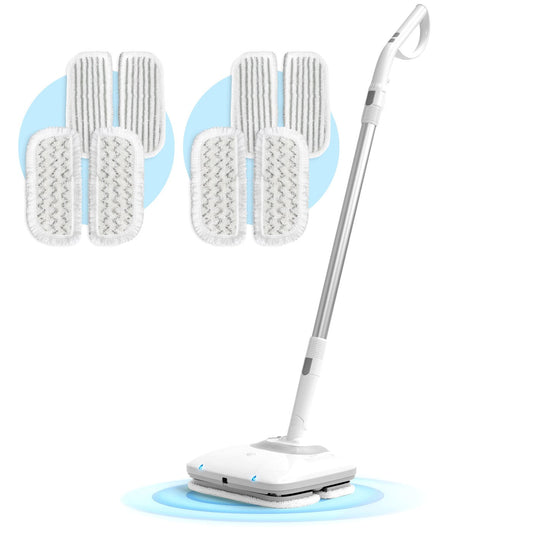 Electric Mop Cordless Vibrating with Water Spray with 8 Cleaning Pads - IRIS USA, Inc.