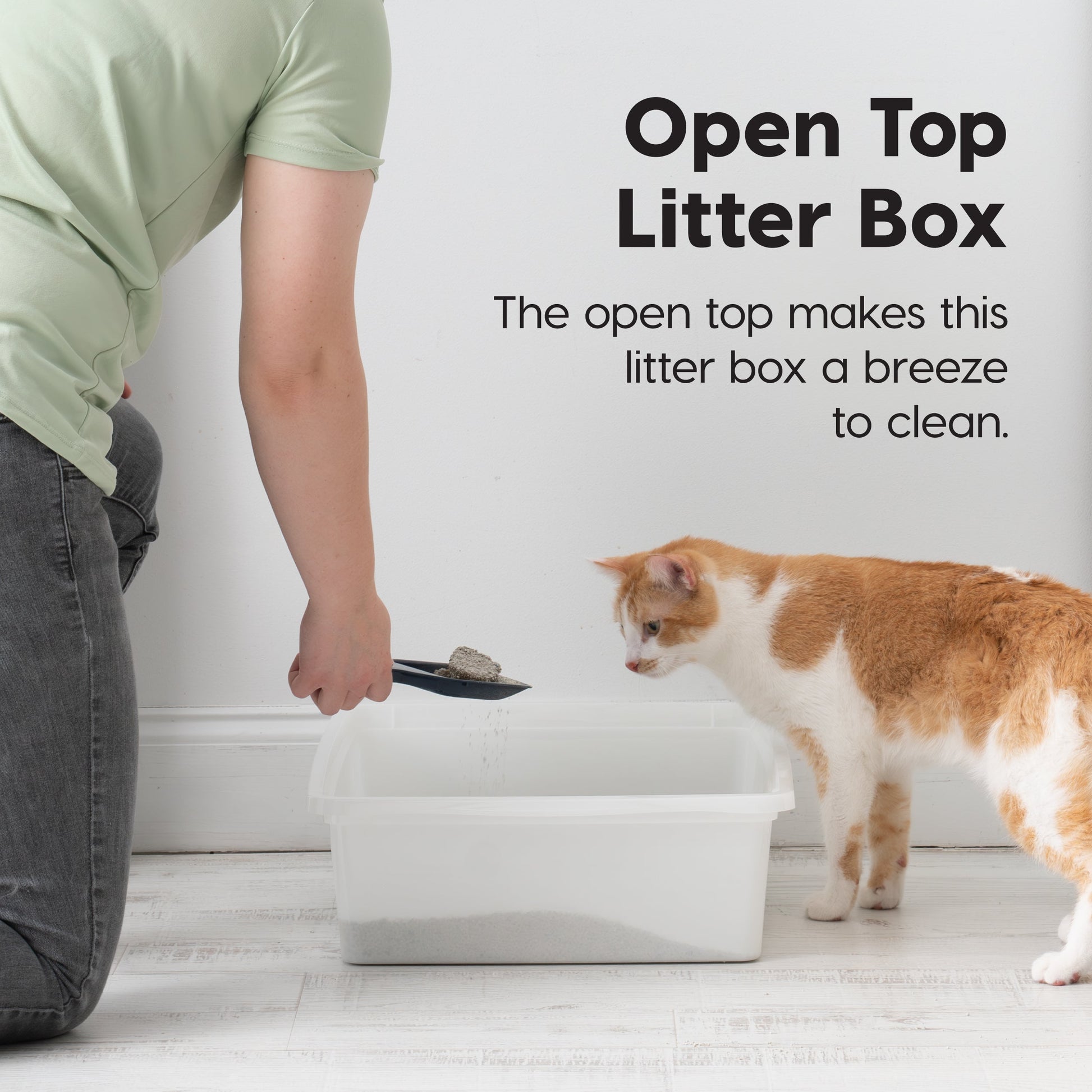 Large Open Top Cat Litter Tray - IRIS USA, Inc.