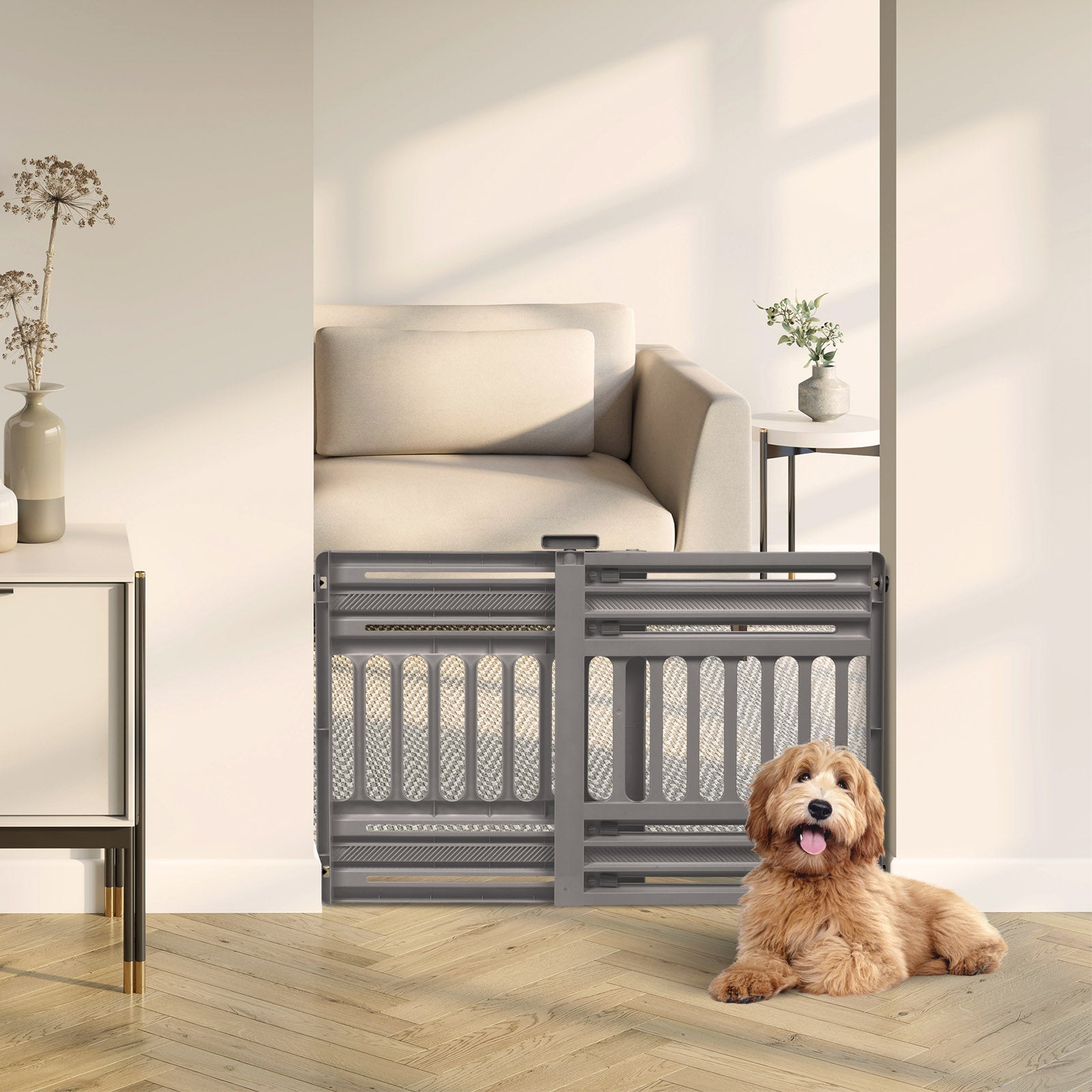 24 39 Portable Expandable Pet Gate