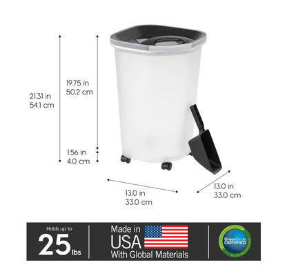 Improved Airtight Pet Food Container, 30Qt - IRIS USA, Inc.