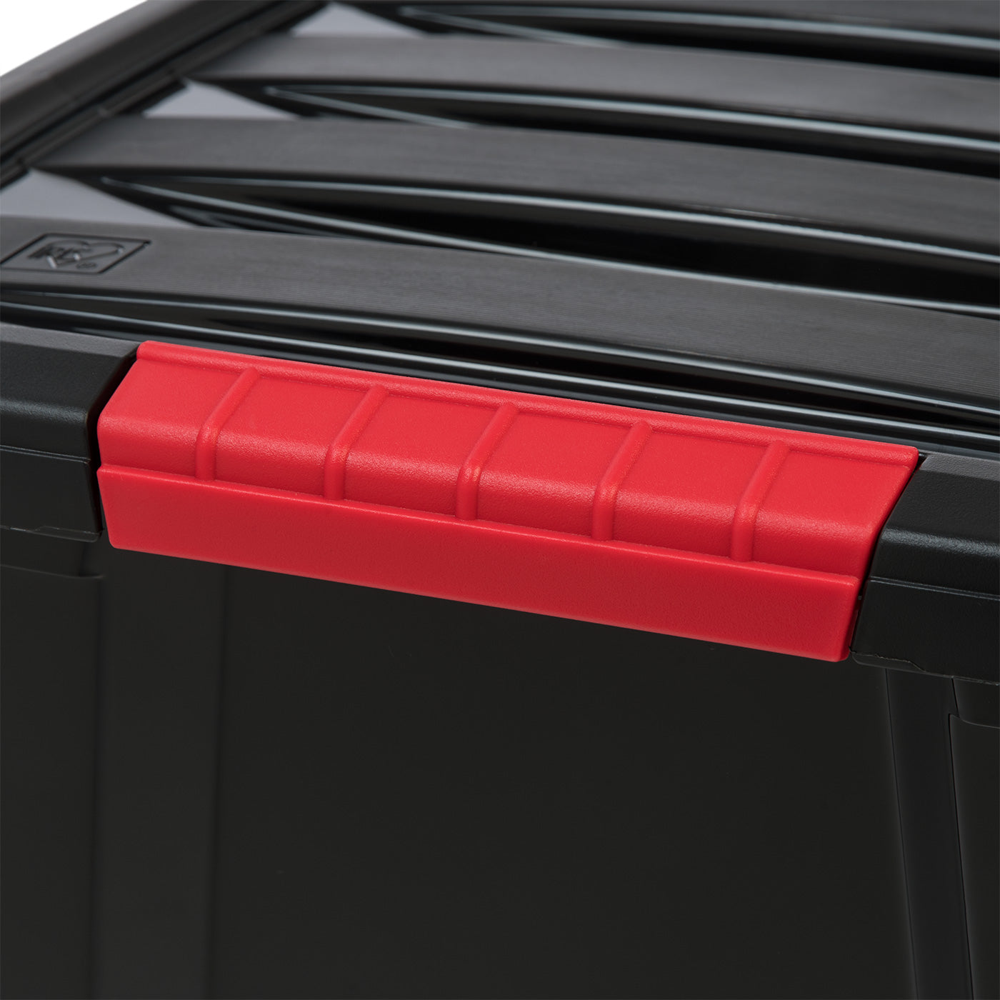 Stack & Pull™ Storage Box - 32 QT, 6 Pack, Black - IRIS USA, Inc.