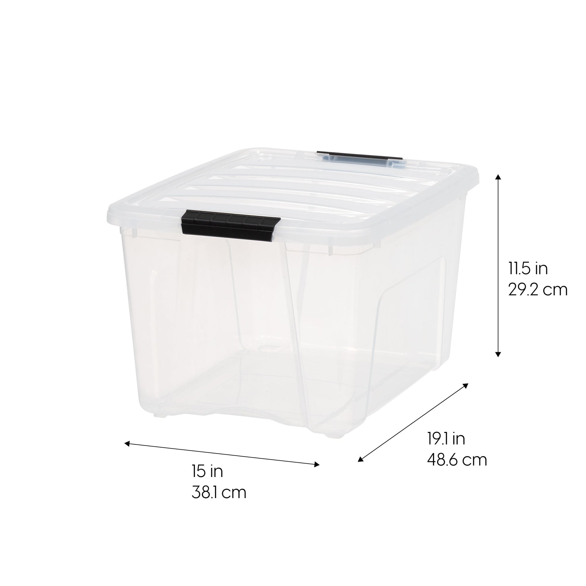 Stack & Pull™ Storage Box - 40 QT 6 Pack - IRIS USA, Inc.