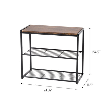 Shoe Storage Organizer with Shelf - IRIS USA, Inc.