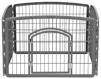 24-inch Pet Playpen - image 5#color_gray#color_gray