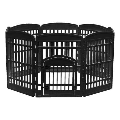 34-inch Pet Plastic Playpen - image 1#color_black