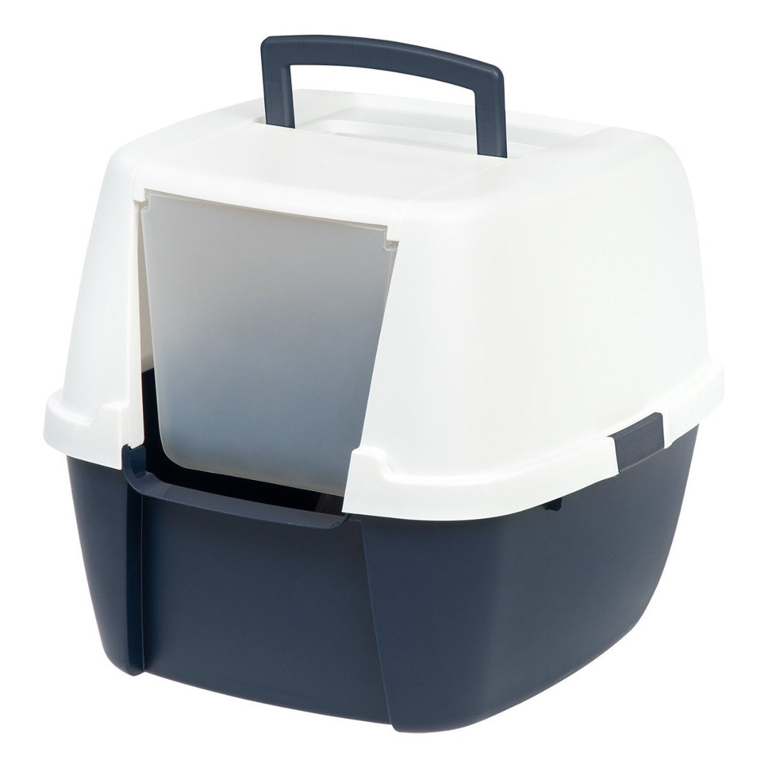 Hooded Cat Litter Box - Jumbo - image 1#color_blue