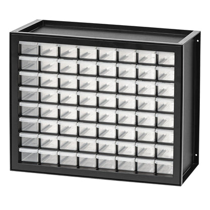 Drawer Parts Cabinet - 64 Drawer - image 1#color_black